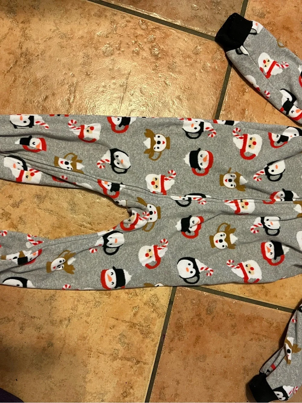 Carter's Christmas Mugs & Acorn Fleece Footed Sleepers (2)